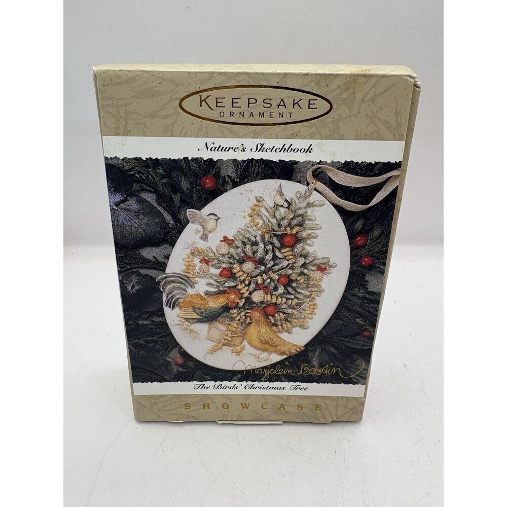 1996 Hallmark Keepsake Ornament Natures Sketchbook The Birds Christmas Tree
